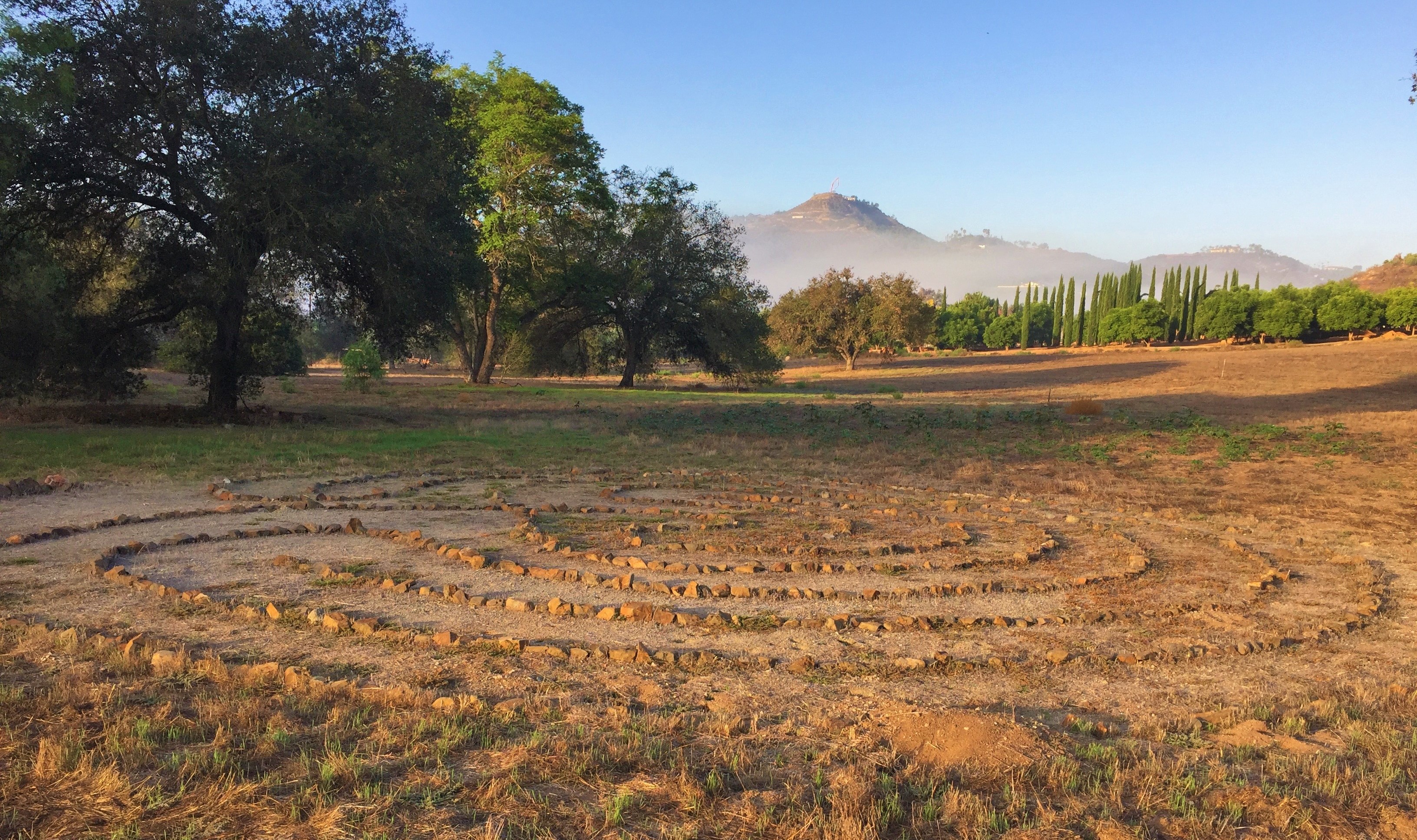 rock maze garden